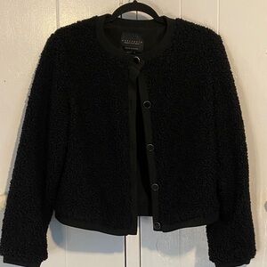Sanctuary Black Fuzzy Jacket
